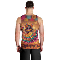 Mexico Day Of The Dead Men Tank Top Día de los Muertos Catrina - Wonder Print Shop