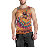Mexico Day Of The Dead Men Tank Top Día de los Muertos Catrina - Wonder Print Shop