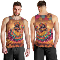 Mexico Day Of The Dead Men Tank Top Día de los Muertos Catrina - Wonder Print Shop