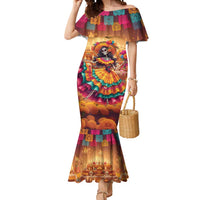 Mexico Day Of The Dead Mermaid Dress Día de los Muertos Catrina - Wonder Print Shop