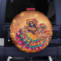 Mexico Day Of The Dead Spare Tire Cover Día de los Muertos Catrina - Wonder Print Shop