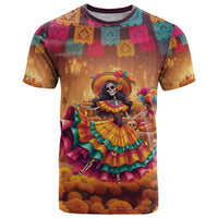 Mexico Day Of The Dead T Shirt Día de los Muertos Catrina - Wonder Print Shop