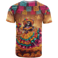 Mexico Day Of The Dead T Shirt Día de los Muertos Catrina - Wonder Print Shop