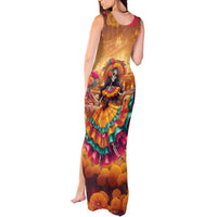 Mexico Day Of The Dead Tank Maxi Dress Día de los Muertos Catrina - Wonder Print Shop