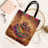 Mexico Day Of The Dead Tote Bag Día de los Muertos Catrina - Wonder Print Shop