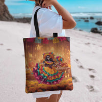 Mexico Day Of The Dead Tote Bag Día de los Muertos Catrina - Wonder Print Shop