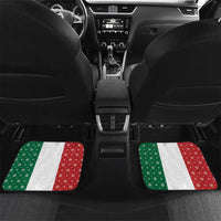 Mexico Christmas Car Mats Cute Axolotl with Flag Style - Wonder Print Shop