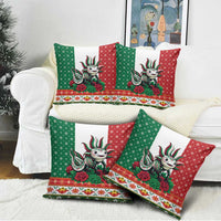 Mexico Christmas Pillow Cover Cute Axolotl with Flag Style - Wonder Print Shop