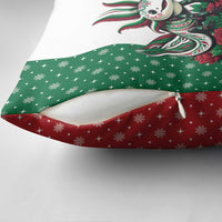 Mexico Christmas Pillow Cover Cute Axolotl with Flag Style - Wonder Print Shop