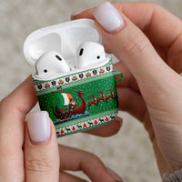 Ireland Viking Santa Christmas AirPods Case Funny Reindeer Norse Xmas - Wonder Print Shop