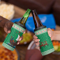 Ireland Viking Santa Christmas 4 in 1 Can Cooler Tumbler Funny Reindeer Norse Xmas - Wonder Print Shop