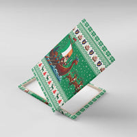 Ireland Viking Santa Christmas Canvas Wall Art Funny Reindeer Norse Xmas - Wonder Print Shop