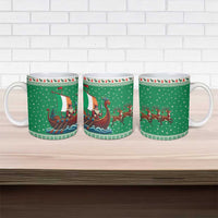 Ireland Viking Santa Christmas Ceramic Mug Funny Reindeer Norse Xmas - Wonder Print Shop