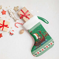 Ireland Viking Santa Christmas Stocking Funny Reindeer Norse Xmas - Wonder Print Shop
