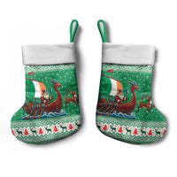 Ireland Viking Santa Christmas Stocking Funny Reindeer Norse Xmas - Wonder Print Shop