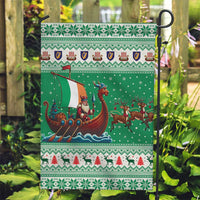 Ireland Viking Santa Christmas Garden Flag Funny Reindeer Norse Xmas - Wonder Print Shop
