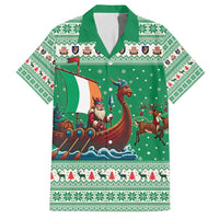 Ireland Viking Santa Christmas Hawaiian Shirt Funny Reindeer Norse Xmas - Wonder Print Shop