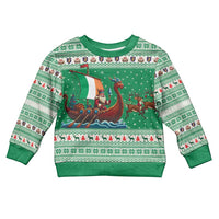 Ireland Viking Santa Christmas Kid Ugly Christmas Sweater Funny Reindeer Norse Xmas - Wonder Print Shop