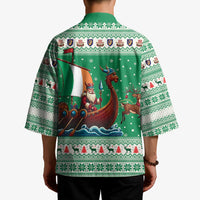 Ireland Viking Santa Christmas Kimono Funny Reindeer Norse Xmas - Wonder Print Shop