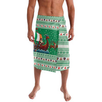 Ireland Viking Santa Christmas Lavalava Funny Reindeer Norse Xmas - Wonder Print Shop