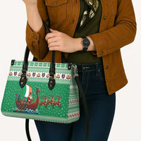 Ireland Viking Santa Christmas Leather Bag Funny Reindeer Norse Xmas - Wonder Print Shop