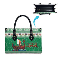 Ireland Viking Santa Christmas Leather Bag Funny Reindeer Norse Xmas - Wonder Print Shop