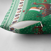 Ireland Viking Santa Christmas Pillow Cover Funny Reindeer Norse Xmas - Wonder Print Shop