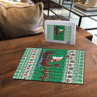 Ireland Viking Santa Christmas Puzzle Funny Reindeer Norse Xmas - Wonder Print Shop