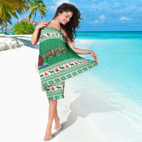 Ireland Viking Santa Christmas Sarong Funny Reindeer Norse Xmas - Wonder Print Shop