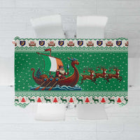 Ireland Viking Santa Christmas Tablecloth Funny Reindeer Norse Xmas - Wonder Print Shop