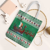 Ireland Viking Santa Christmas Tote Bag Funny Reindeer Norse Xmas - Wonder Print Shop