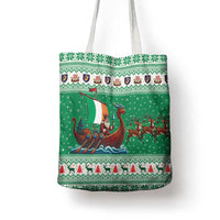 Ireland Viking Santa Christmas Tote Bag Funny Reindeer Norse Xmas - Wonder Print Shop