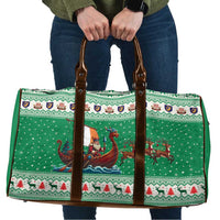 Ireland Viking Santa Christmas Travel Bag Funny Reindeer Norse Xmas - Wonder Print Shop