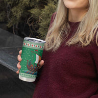 Ireland Viking Santa Christmas Tumbler Cup Funny Reindeer Norse Xmas - Wonder Print Shop