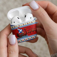 Scotland Viking Santa Christmas AirPods Case Funny Reindeer Norse Xmas - Wonder Print Shop
