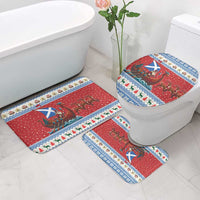 Scotland Viking Santa Christmas Bathroom Set Funny Reindeer Norse Xmas - Wonder Print Shop