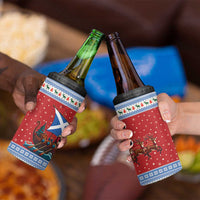 Scotland Viking Santa Christmas 4 in 1 Can Cooler Tumbler Funny Reindeer Norse Xmas - Wonder Print Shop