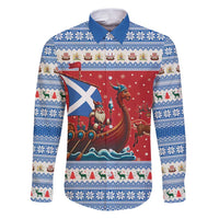 Scotland Viking Santa Christmas Family Matching Puletasi and Hawaiian Shirt Funny Reindeer Norse Xmas - Wonder Print Shop