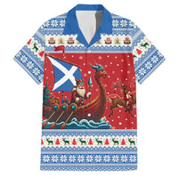 Scotland Viking Santa Christmas Family Matching Tank Maxi Dress and Hawaiian Shirt Funny Reindeer Norse Xmas - Wonder Print Shop