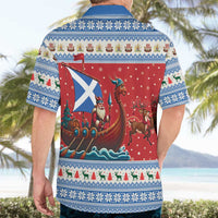 Scotland Viking Santa Christmas Hawaiian Shirt Funny Reindeer Norse Xmas - Wonder Print Shop