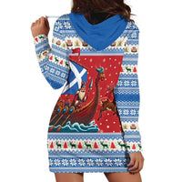 Scotland Viking Santa Christmas Hoodie Dress Funny Reindeer Norse Xmas - Wonder Print Shop