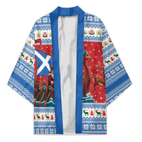 Scotland Viking Santa Christmas Kimono Funny Reindeer Norse Xmas - Wonder Print Shop