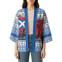 Scotland Viking Santa Christmas Kimono Funny Reindeer Norse Xmas - Wonder Print Shop