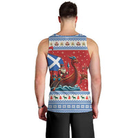 Scotland Viking Santa Christmas Men Tank Top Funny Reindeer Norse Xmas - Wonder Print Shop