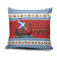 Scotland Viking Santa Christmas Pillow Cover Funny Reindeer Norse Xmas - Wonder Print Shop
