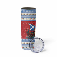 Scotland Viking Santa Christmas Skinny Tumbler Funny Reindeer Norse Xmas - Wonder Print Shop