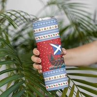 Scotland Viking Santa Christmas Skinny Tumbler Funny Reindeer Norse Xmas - Wonder Print Shop