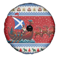 Scotland Viking Santa Christmas Spare Tire Cover Funny Reindeer Norse Xmas - Wonder Print Shop