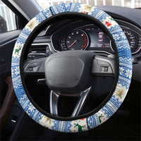 Scotland Viking Santa Christmas Steering Wheel Cover Funny Reindeer Norse Xmas - Wonder Print Shop