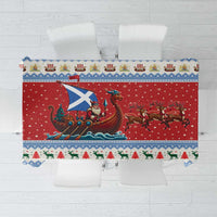 Scotland Viking Santa Christmas Tablecloth Funny Reindeer Norse Xmas - Wonder Print Shop